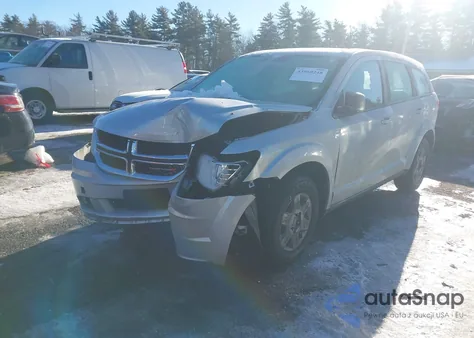 2012 Dodge Journey Se/Avp z USA, uszkodzony, nr VIN 3C4PDCAB9CT216831